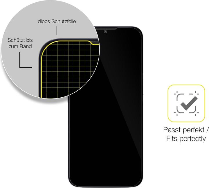 Produktbild Dipos 3D Full Cover Schutzfolie (1 Stück, Doro 8200)