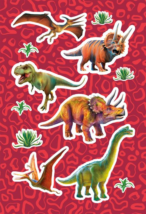 Actual product image Panini Dinosaurs by P.D. Moreno: Dinosaur sticker and colouring fun