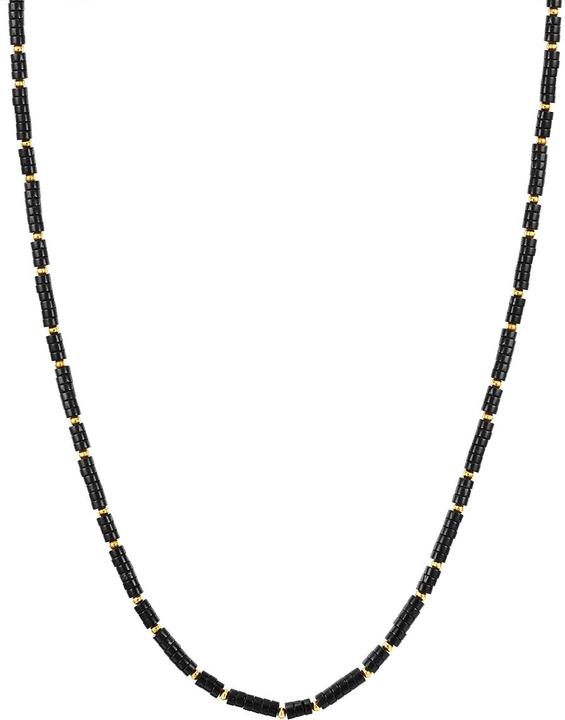 Yokoamii Damen Metall Naturstein gelbgold 50,0 cm Basiskette + 5,0 cm Verlängerung - 30092 (Metall-Legierung, 50 - 55 cm)