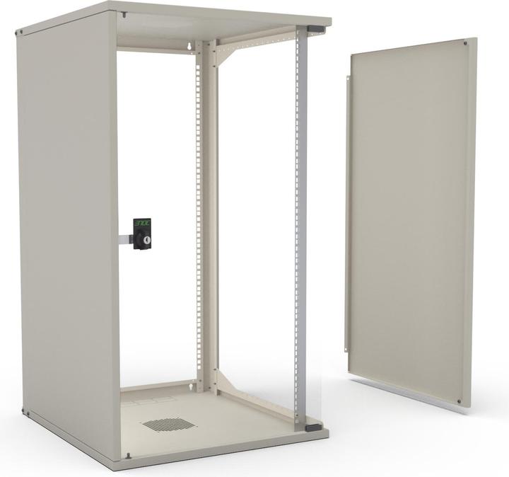 Actual product image Enoc System AB Economy wall cabinet 21U 550x600x980mm gr W3 21-6 (57426) (19 inch rack)