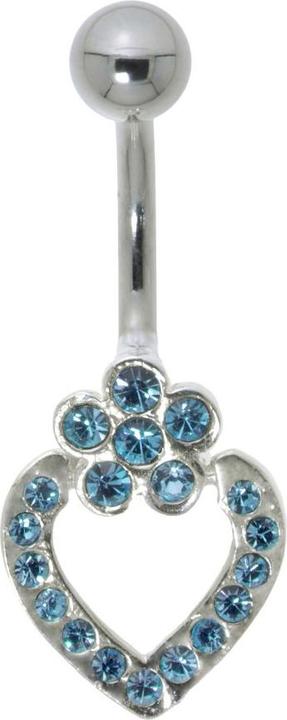 Produktbild Bijouteria Bauchpiercing (Edelstahl, Silber 925, Kristall)