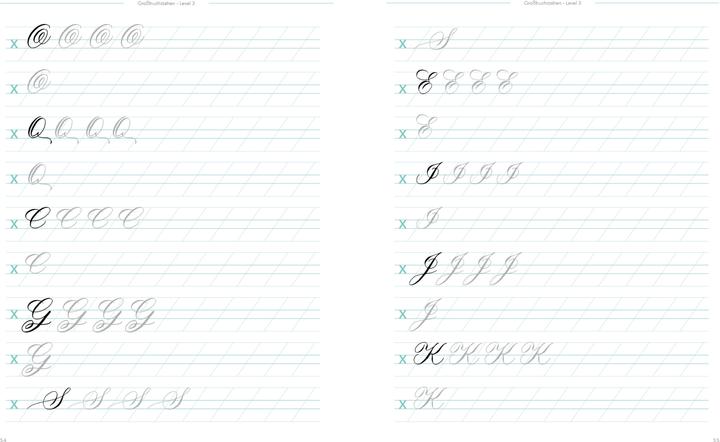 Nährwerte und Zutaten Buch Kalligrafie A bis Z Übungsheft (Deutsch, Natascha Safarik, 2019)