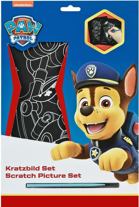 Produktbild Undercover Paw Patrol Kratzbild Set