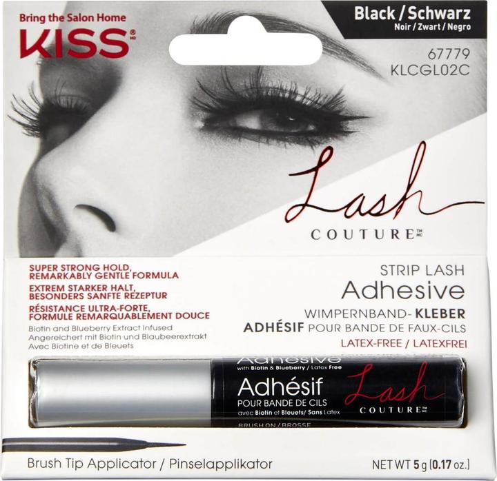 Image du produit KISS Lashes - Colle pour les yeux noire (Cils artificiels)