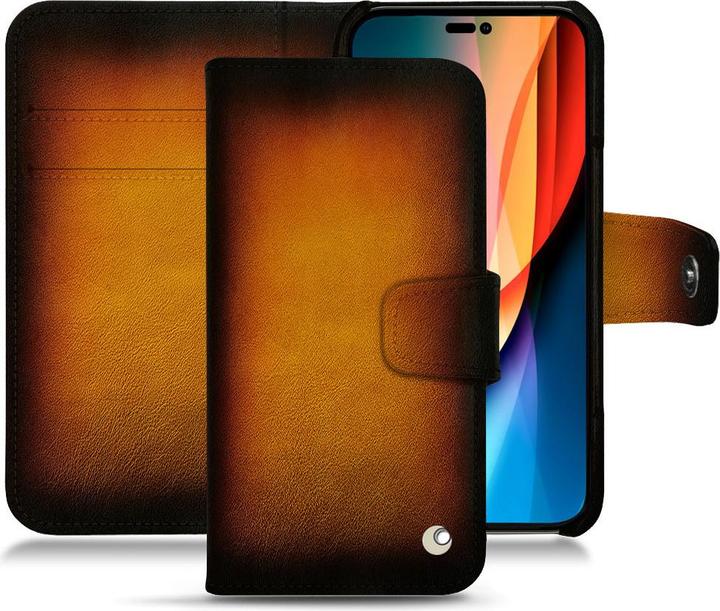 Image du produit Noreve Coque en cuir portefeuille à rabat horizontal (Apple iPhone 14 Pro)