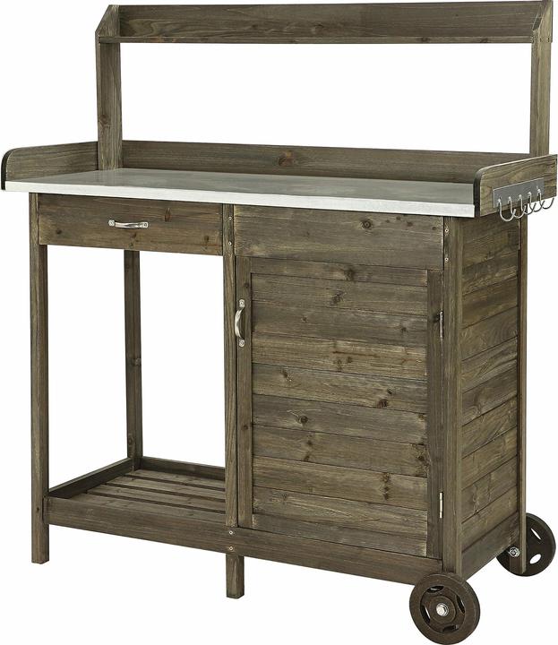 Immagine prodotto Dehner Tavolo per piante in legno 125x112x46 cm