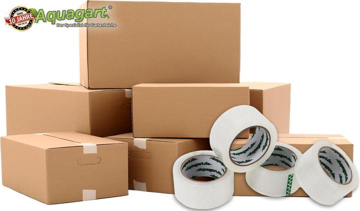 Actual product image Aquagart 144 x Profi Klebeband Paketband extra stark Paketklebeband 50mm x 66m (50 mm)