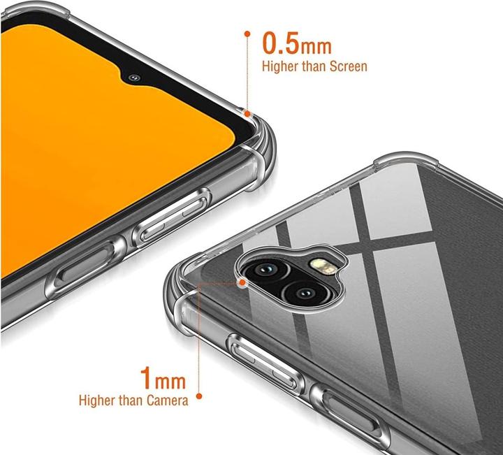 Actual product image Screenguard Samsung Galaxy Xcover6 Pro Case Crystal Soft Airbag Bumper (Samsung Galaxy XCover 6 Pro)