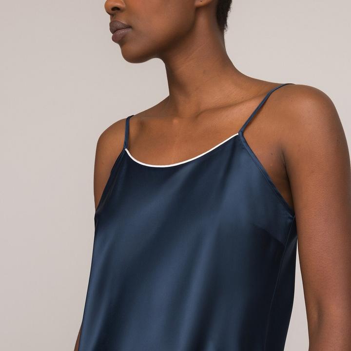 Produktbild La Redoute Collections Nachthemd mit schmalen Trägern (42)