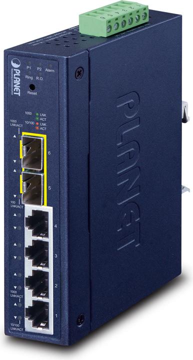 Image du produit Planet Industriel L2/L4 4 ports (6 Ports)