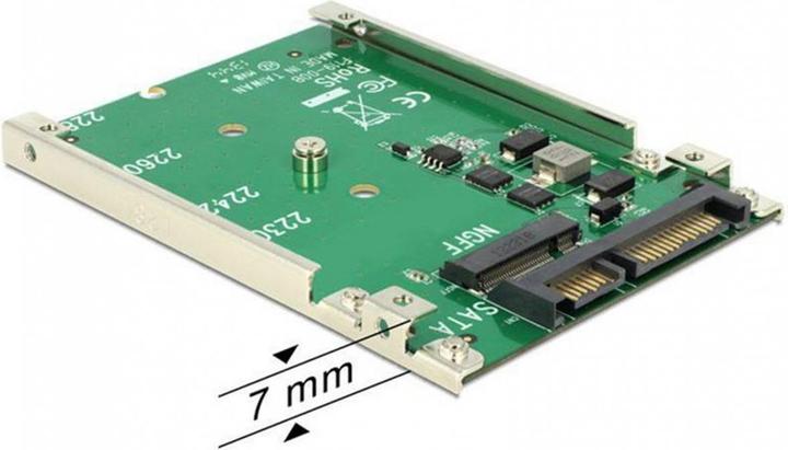 Delock M.2 naar SATA-adapter, incl. 2,5" 7mm