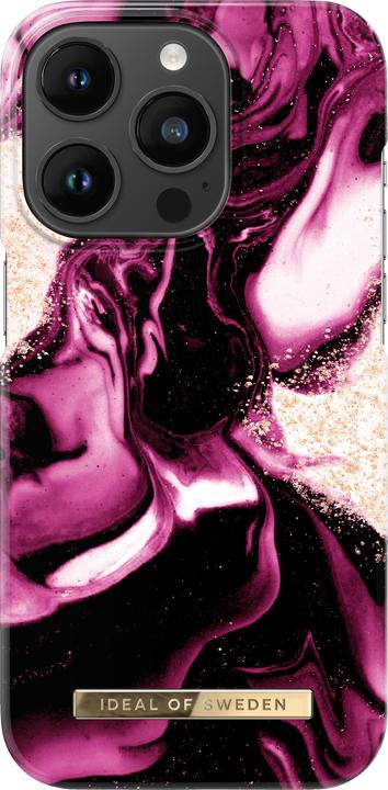 Produktbild iDeal Of Sweden Designer-Cover Golden Ruby Marble (Apple iPhone 14 Pro)
