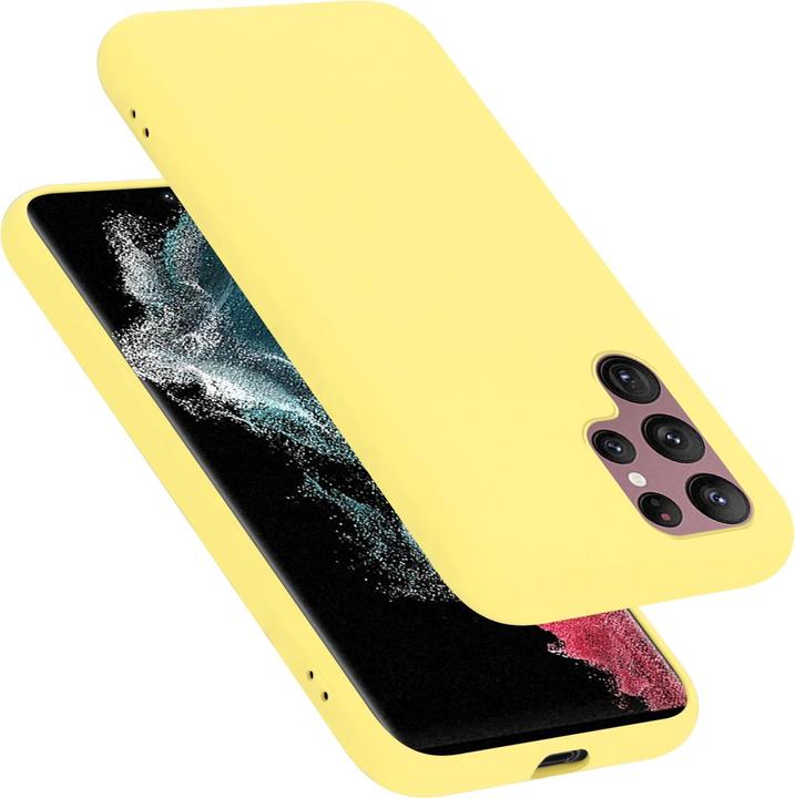 Actual product image Cadorabo TPU Liquid Silicone Case Cover (Samsung Galaxy S22 Ultra)