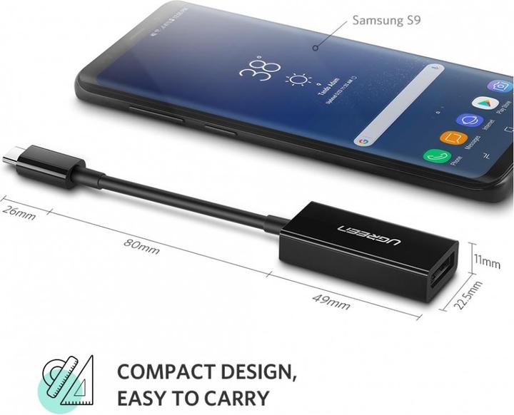 Produktbild Ugreen USB-C auf Display Port Adapter Konverter (USB Typ C, DisplayPort)