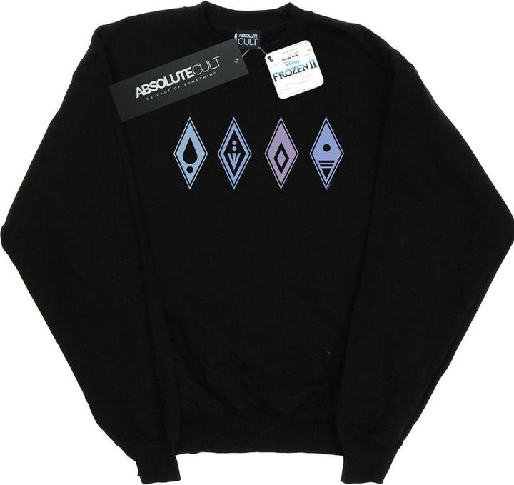 Actual product image Disney Mens Frozen 2 Elements Symbols Sweatshirt (L)