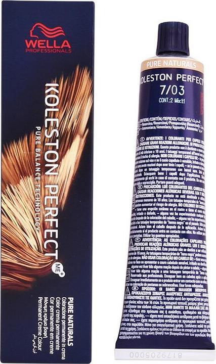 Wella KOLESTON PERFECT ME+ PURE NATURALS 7/03 60 ml (7/03)