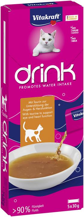Actual product image Vitakraft Drink with chicken flavour and taurine for cats - (57999) (Junior, 5 pcs., 150 g)