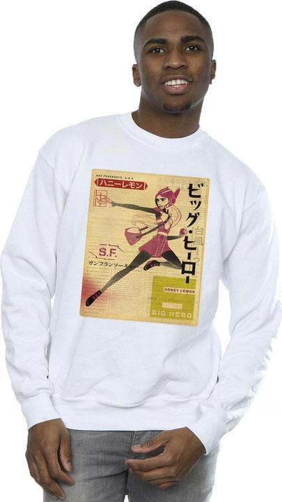 Produktbild Disney Big Hero 6 Baymax Honey Lemon Newspaper Sweatshirt (XL)