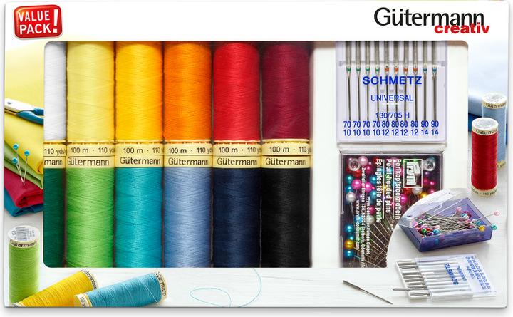 Actual product image Gütermann All-purpose sewing machine with sewing needles