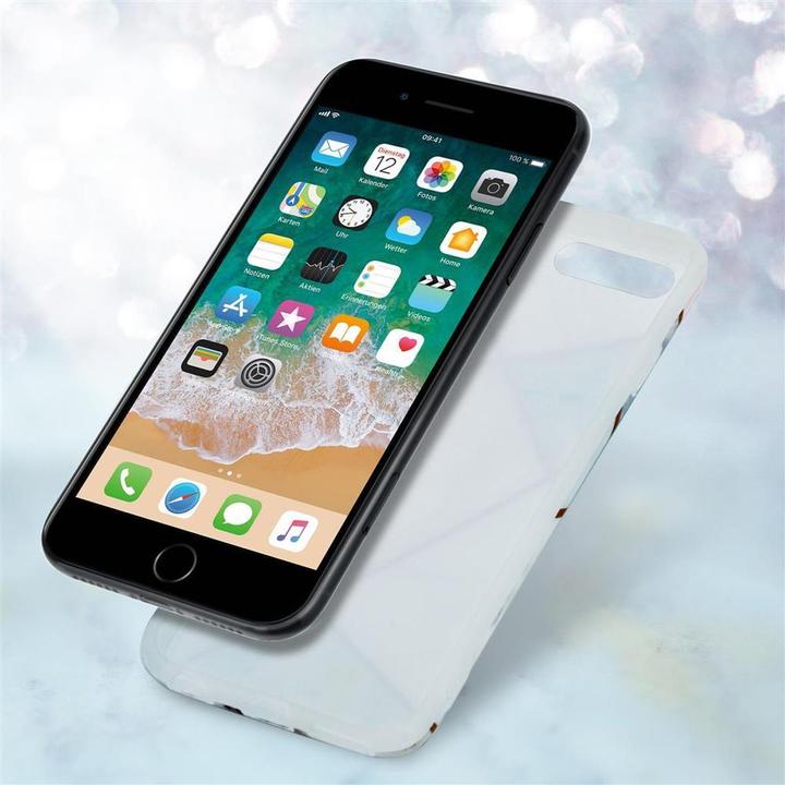 Image du produit Cadorabo Couverture IMD TPU Marbre coloré (Apple iPhone 7 Plus, Apple iPhone 7s Plus)