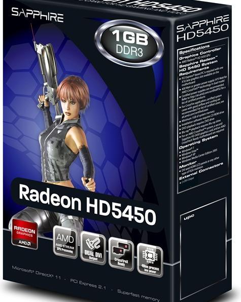 Produktbild Sapphire Radeon HD 5450 1GB (1 GB)