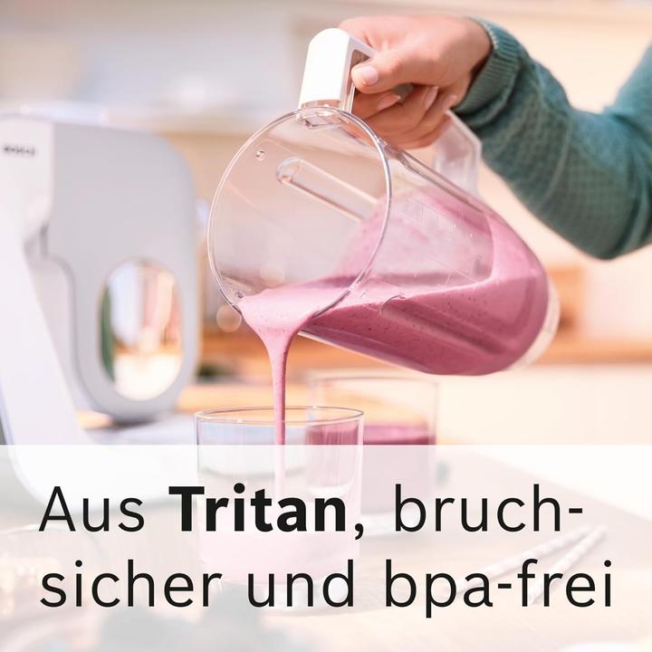 Produktbild Bosch Hausgeräte Mixer-Aufsatz, 1,25 Liter, Kunststoff, MUZ5MX1
