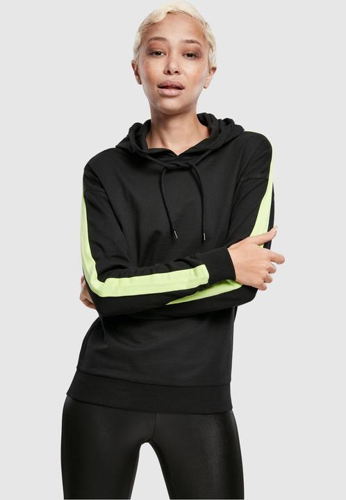 Produktbild Urban Classics Ladies Neon Shoulder Stripe Hoody (XS)