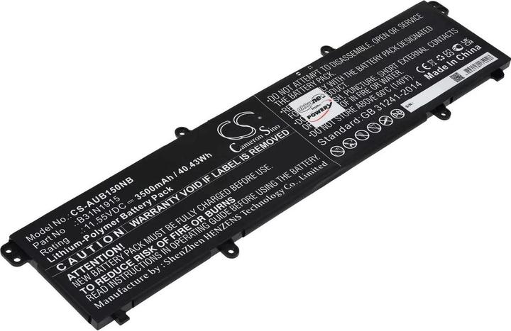 Produktbild AccuCell Akku Asus Expertbook B1 B1400ceae / B1 B1500ceae / Typ B31N1915 (3500 mAh)