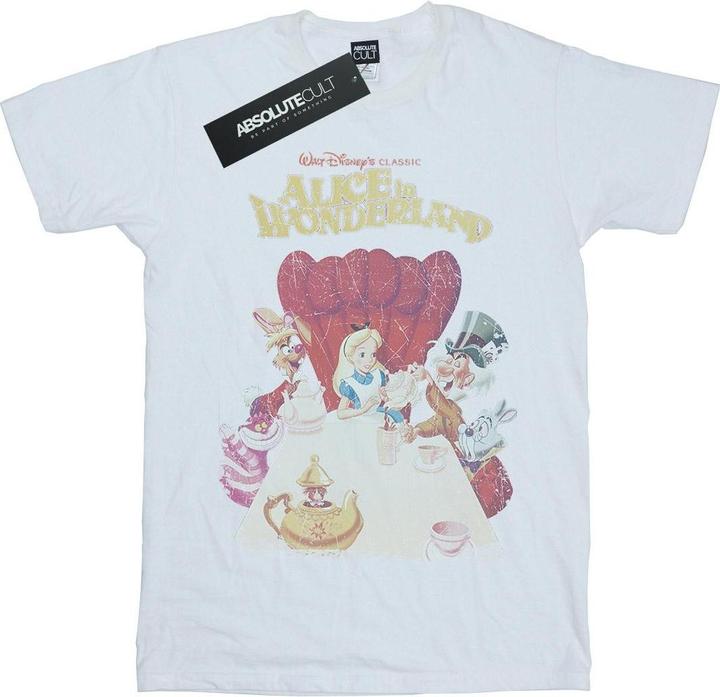 Immagine prodotto Disney Alice In Wonderland Retro Poster Maglietta Ragazze (152, 158)