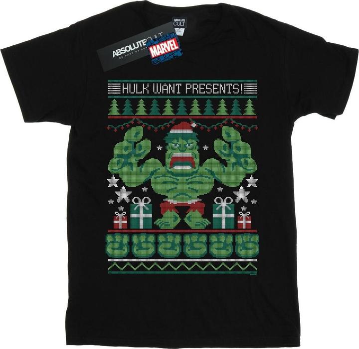 Immagine prodotto Hulk Want Presents Fair Isle Maglietta Ampia Donna (S)