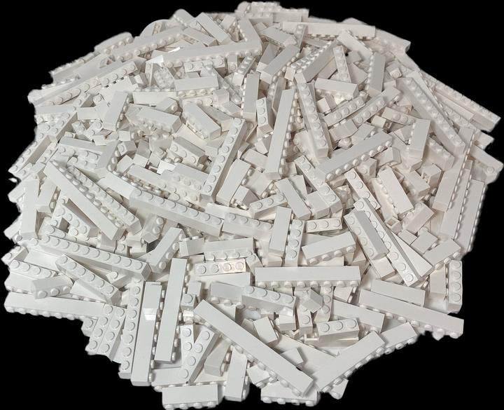 Produktbild LEGO Steine Weiss 1x1, 1x2, 1x3, 1x4 - NEU! Menge 50x (LEGO Classic)
