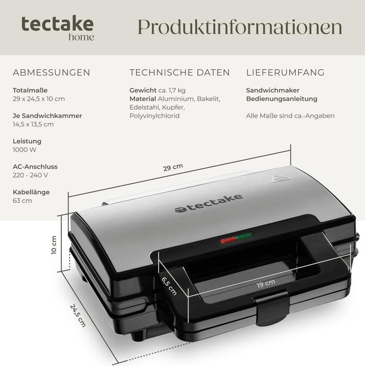 Produktbild tectake SK1000W