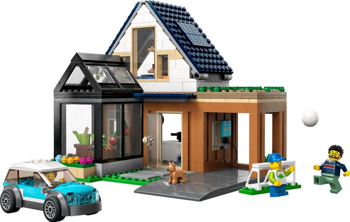Actual product image LEGO Family home with electric car (60398, LEGO City)