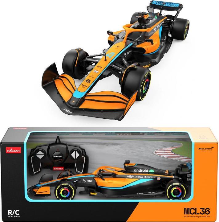 Actual product image Nobrand Rastar RC F1 McLaren MCL36 1:18