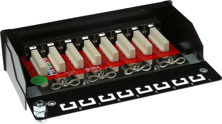 Produktbild Surface mounted box shielded 8 ports CAT6A. Type: CAT6A Mountbox c6a 8 prt shielded
