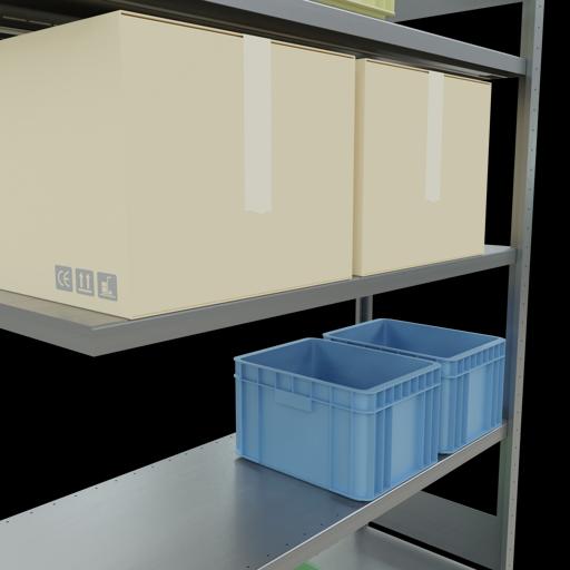 Produktbild Schulte Lagertechnik Stecksystem Anbauregal MULTIplus250 mit Längenriegel