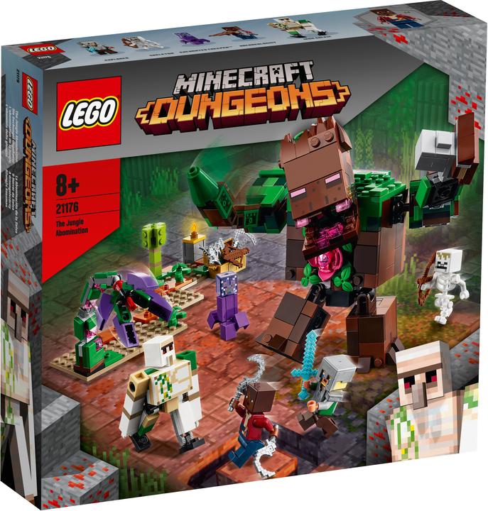 Actual product image LEGO Minecraft 21176 The Jungle Mayhem (21176, LEGO Minecraft)