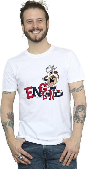 Immagine prodotto Looney Tunes Bugs & Taz England Maglietta Uomo (L)