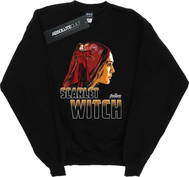 Avengers Infinity War Scarlet Witch Charakter Baumwolle Sweatshirt