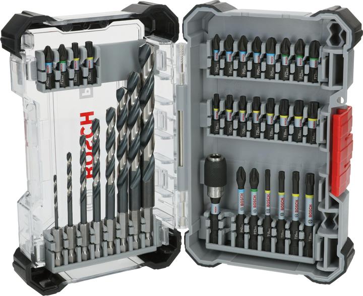 Actual product image Bosch Professional Zubehör PRO Impact screwdriver bits and metal drill bits mixed set, 35 pcs.