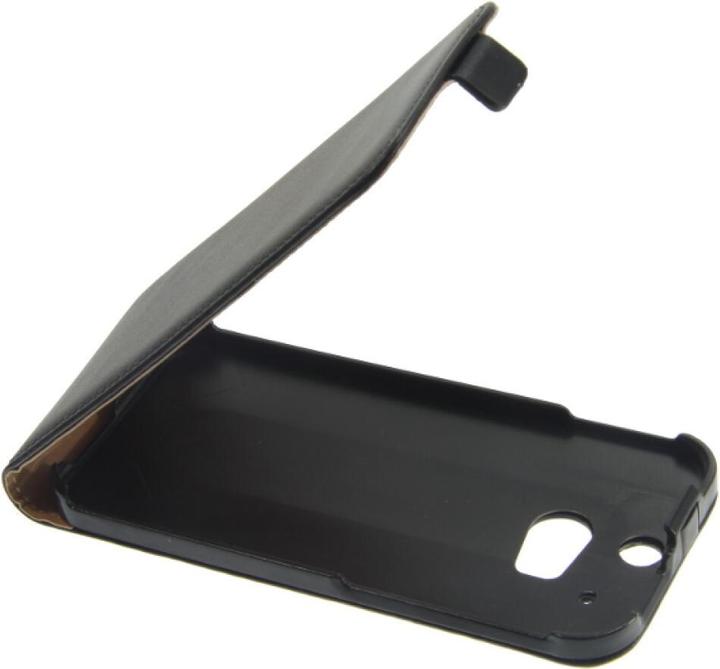 Actual product image OEM Slim Leather Flip Case HTC One M8 - Black (HTC One (M8), HTC One M8s)