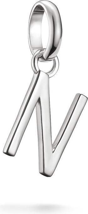 Thomas Sabo Charm-Anhänger Buchstabe N Connect Silber (Silber 925)