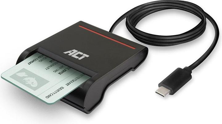 Image du produit External USB-C Smartcard eID Card Reader (USB 2.0)