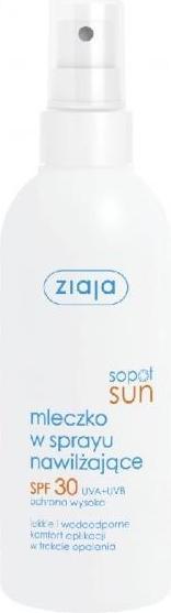Image du produit Ziaja Sopot Sun Lait hydratant -SPF 30 Spray 170 ml (Lait solaire, SPF 30, 170 ml)