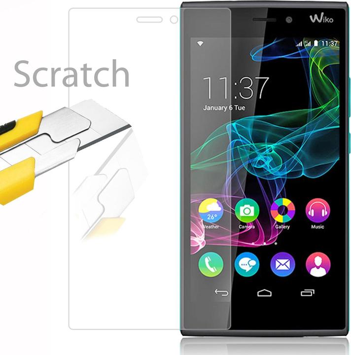 Actual product image Cadorabo display protection glass (1 Piece, Wiko Ridge 4G)