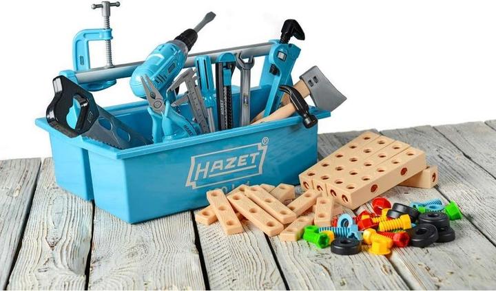Immagine prodotto HAZET Giocattoli per bambini serie di utensili JUNIORTOOL1 ∙ Numero utensili: 61