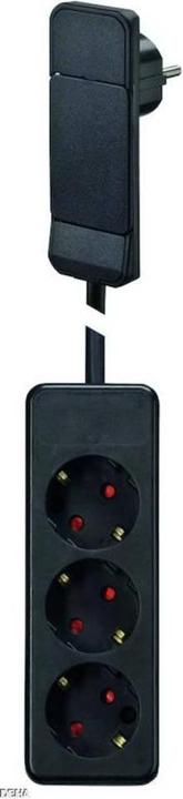 Actual product image Bachmann Aufputz-Steckdose (3 x, CEE 7/3, CEE 7/7, 1.60 m)