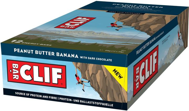 Actual product image Clif Bar Bolt (Banana, Dark chocolate, 12 pcs., 816 g)