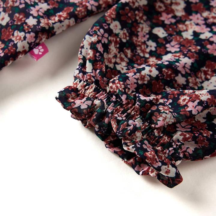 Actual product image VidaXL Children's long-sleeved blouse dark pink 104,Material: 100 (104)
