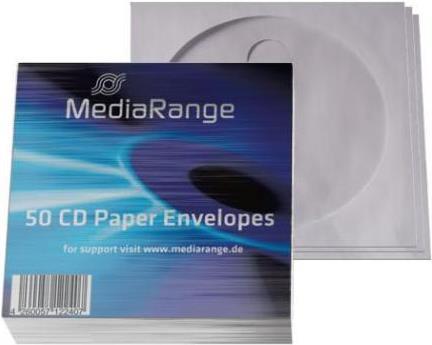 Productafbeelding MediaRange CD/DVD Papierhüllen mit Sichtfenster